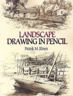 Landscape Drawing in Pencil By Rines, Frank M.
