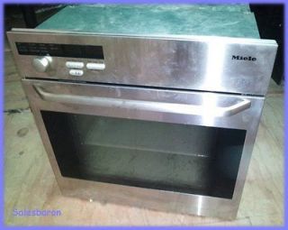 Miele H373 1B Electric Single Oven In Wall Stainless Steel w/ Display
