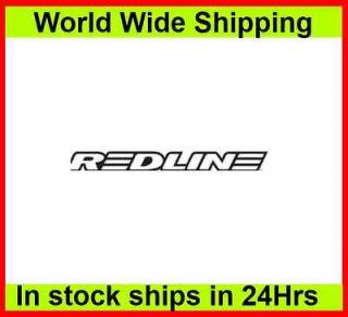 REDLINE DECAL FOR WINDOWS AND RAMPS BLK 3.75 X 37.75 BIKE BICYCLE