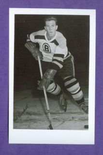 Bruins postcard photo vtg ahl nhl hockey original Providence Reds