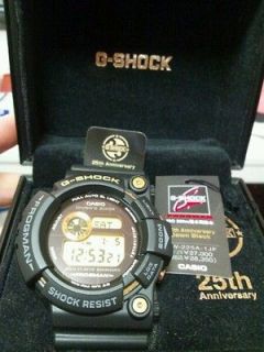 Casio G Shock Frogman Watch 25th Anniversary Black Dawn GW 225A 1JF