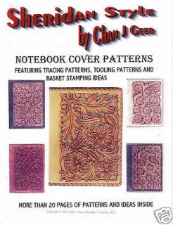 Sheridan Style Notebook Cover Patterns by Chan Geer (Leather Pattern