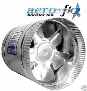 240 HIGH CFMS Aero Flo Furnace duct Booster Fan