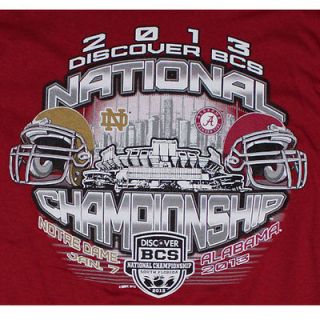 BCS National Championship T Shirt   Alabama vs Notre Dame   BMOC