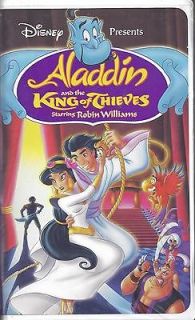 Aladdin and the King Of Thieves (VHS, 1996) Walt Disney, Robin
