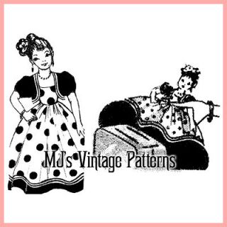 Vintage Toaster Cover Doll Pattern ~ Senorita