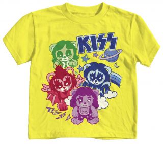 NEW Kiss Band Toon Bears Logo Toddler Boy Girl Baby 2T 3T 4T 5T T