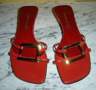 SILVANO ALBANO RED WOMENS SHOES SZ 6 / 36 EUR