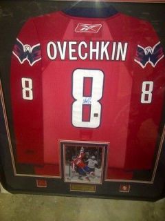 Alexander Ovechkin Autographed Signed & Framed Hockey Jersey