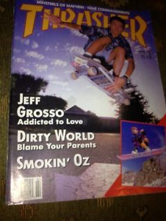 Thrasher Magazine February 1990 Feb 90 Jeff Grosso Interview