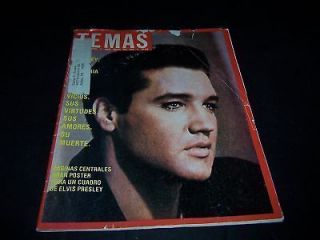 Elvis Presley Spanish Magazine w Pull Out Poster 1977