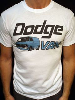 Dodge Van t shirt mopar hemi vtg style short/long sleeve mens & womens