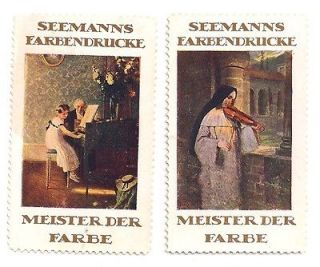 Poster Stamps Seemans Fabendrucke Meister der Farbe