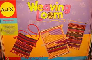 Alex Brand Rectangle Wood Weaving Loom with supplies in original box