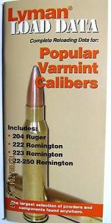(9780008) Reloading Data Book for all the Popular Varmint Calibers