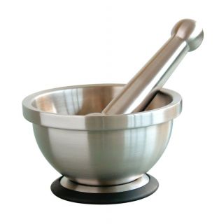 Mastrad Orka Stainless Steel Mortar and Pestle Set