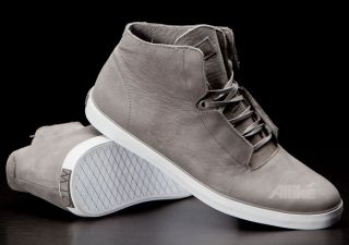 Vans OTW Stovepipe Hazybuck Grey Shoes Leather Trainers Mens Shoes