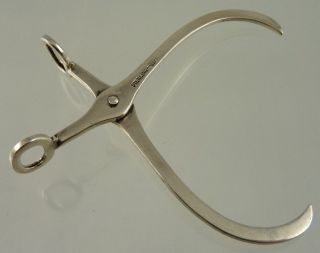 AMERICAN STERLING PLAIN ICE CUBE TONGS BY CHARLES WEBSTER & CO