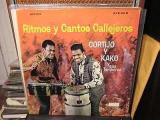 CORTIJO Y KAKO Ritmos y Cantos Callejeros LP Bomba Plena Afro Latin