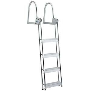 Garelick Flip Up Aluminum Dock Ladder 4 Step