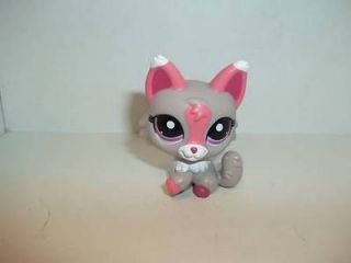Littlest Pet Shop Grey and Pink Wolf Dog #1921 New