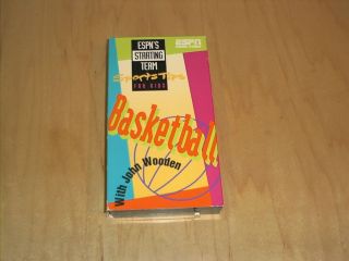 Espns sports tips for kids   Basketball with John Wooden (VHS)~