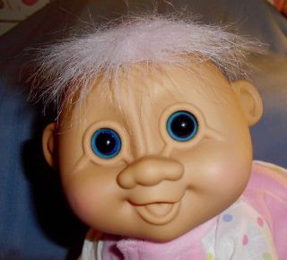 Vinyl Baby Giggles Troll Doll In Original Box by Russ