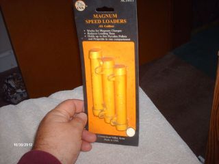 CVA MAGNUM SPEED LOADERS .45 CALIBER HOLDS 5 PYRODEX PELLETS AND A