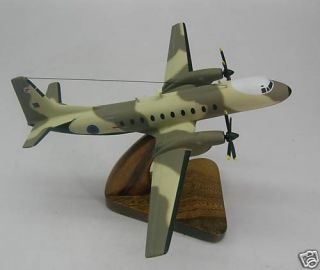 HS 780 Andover UK Hawker Siddeley Airplane Wood Model