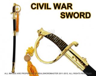 Full Size 39 Civil War CSA Confederate Cavalry Officer Sword Saber