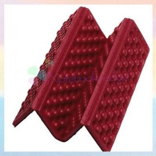 Foldable Folding Foam Seat Cuchion Chair Pad Park Picnic Camping Red