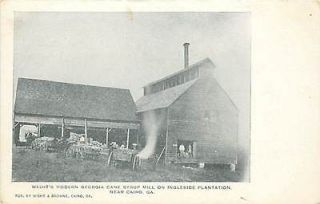 GA CAIRO WIGHT S CANE SYRUP MILL INGLESIDE PLANTATION R84 117