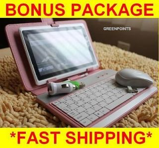 Android 4.0 4GB 7 Capacitive Touch Tablet PC WiFi+Keyboard+ 4 bonus