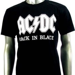 Sz M AC/DC Angus Young T Shirt Biker Heavy Metal Punk Rock Men Gb6