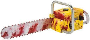 ANIMATED CHAINSAW WITH SOUND AND MOVING CHAIN PROP 29