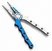 Aluminum Saltwater Split Ring Fishing Pliers Hook Tackle Remover Cuts