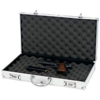 Newly listed New Aluminum Framed Locking Pistol Gun Case   Handgun