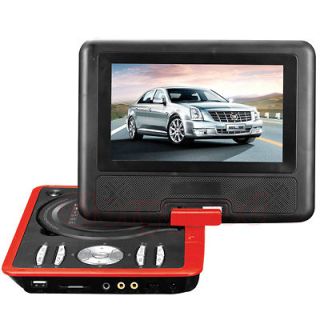 TFT LCD Portable DVD CD Player With Analog TV SD USB Game 180°Swivel