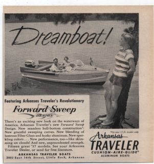 1957 AD~ARKANSAS TRAVELER ALUMINUM BOATS~DREAMBOA T