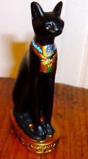 Ancient Egyptian Art Statue Artifact Figurine Egyptian Bastet Cat
