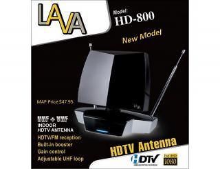 LAVA HD 800 INDOOR HDTV HOME ANTENNA VHF/UHF/FM LAVASAT HD800   20%