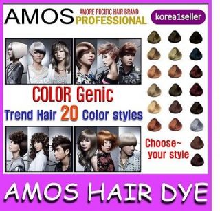 AMOS Colorgenic Hair dye Basic colors. Choose 20 hair colors. *made in