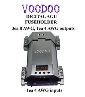VOODOO DIGITAL READOUT 0/4 AWG DISTRIBUTION BLOCK 60 amp voodoo fuses