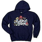 Angry Birds ☆Officially Licensed Hoodie☆ Navy Distressed GROUP