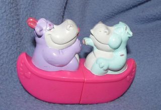 Animaniacs Hippos in Boat McDonalds Toy Figurine Figure Cake Topper