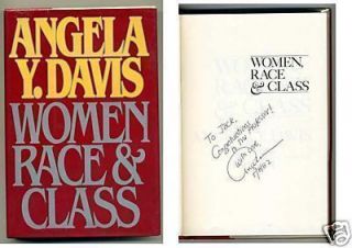 Angela Davis Black Panther Radical Women Race Class Signed Autograph