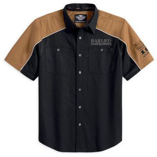Harley Davidson 110th Anniversary Short Sleeve Button Up Shirt Limited