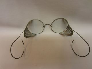 Vintage Safety Glasses Goggles Welding Motorcycle Steampunk Mesh