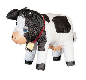 Cow Pinata   Farm Animal Themed Birthday Party Games & Supplies