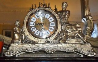 antique musical clock
